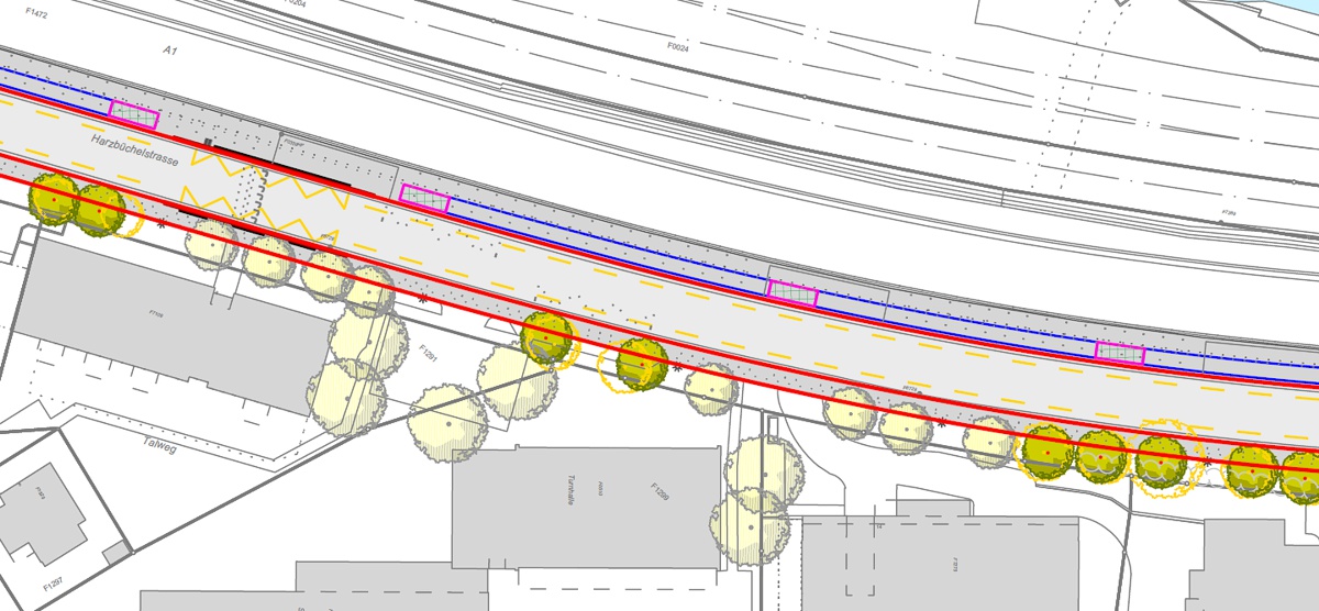 Harzbuechelstrasse Plan